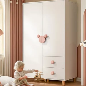 Mẫu Tủ Áo Cho Bé Gái Đẹp Hiện Đại