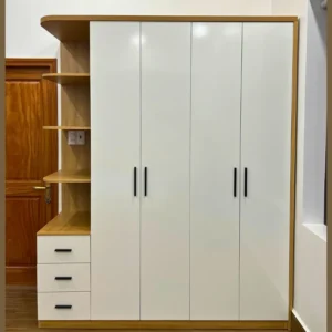 Tủ Áo 4 Cánh Gỗ Công Nghiệp MDF Hiện Đại Giá