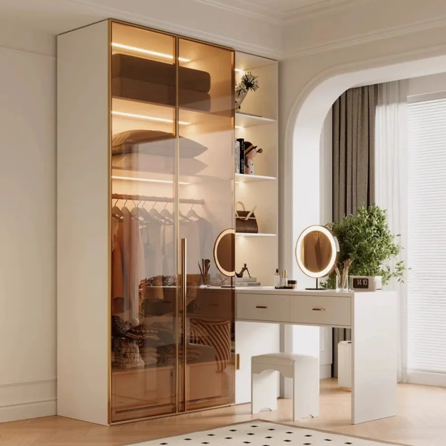 Tủ nhựa cao cấp kết hợp bàn trang điểm tiện nghi