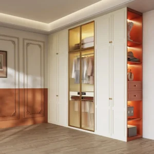 Tủ Quần Áo Hiện Đại Kết Hợp Cánh Kính Sang Trọng