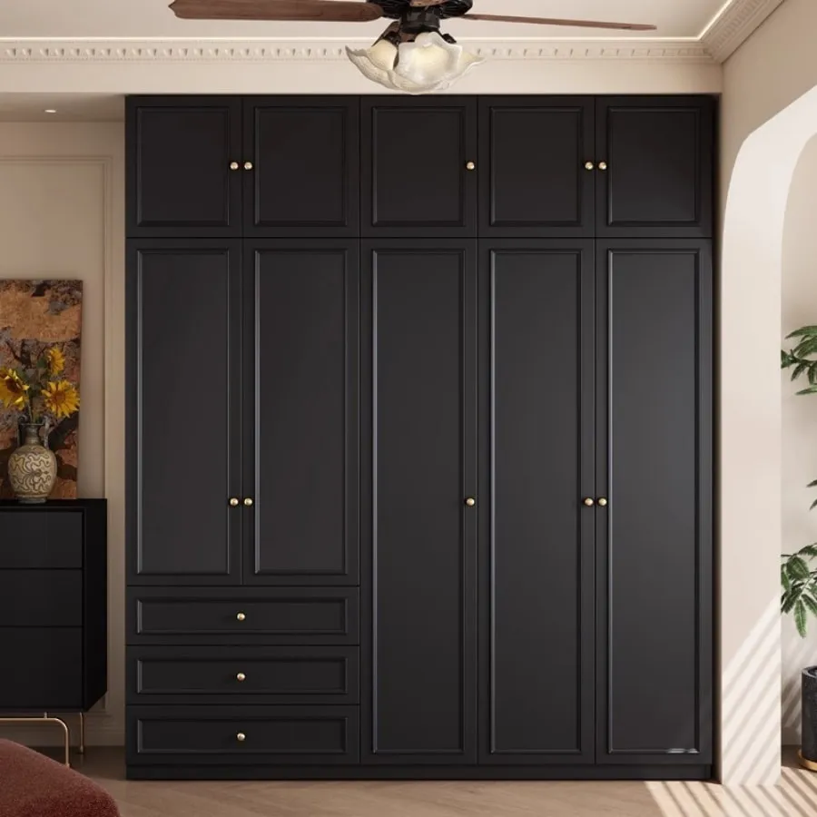 Tủ nhựa màu đen phong cách lịch lãm