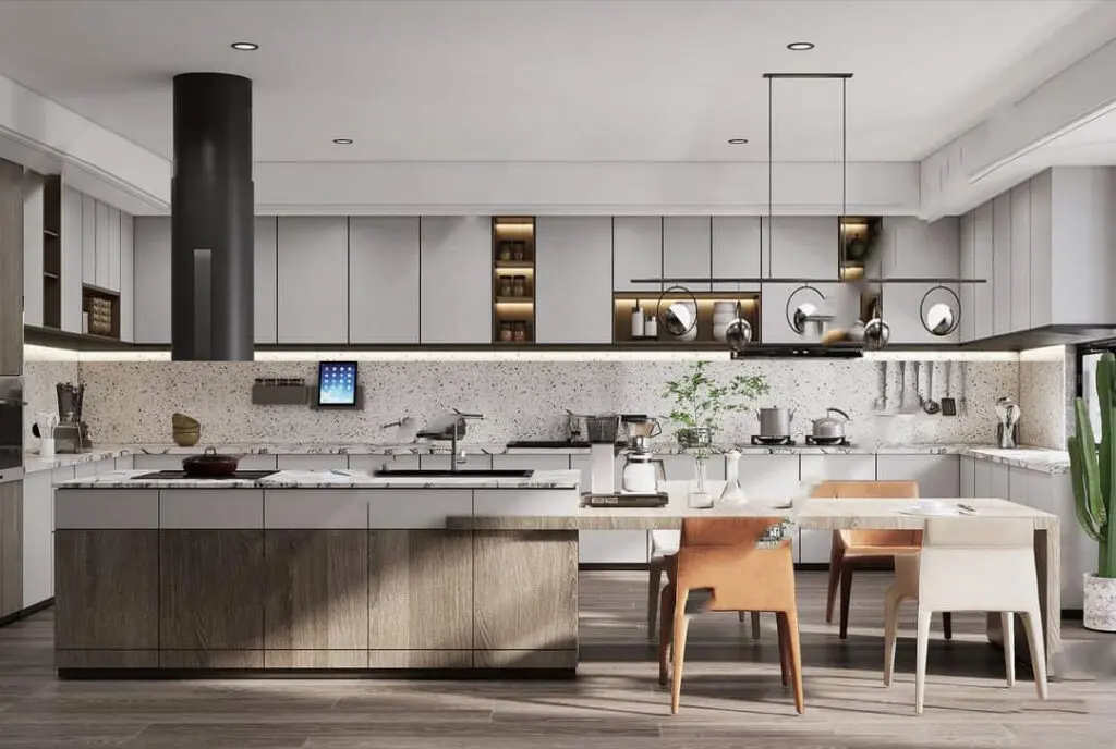 Mẫu bếp hiện đại 4