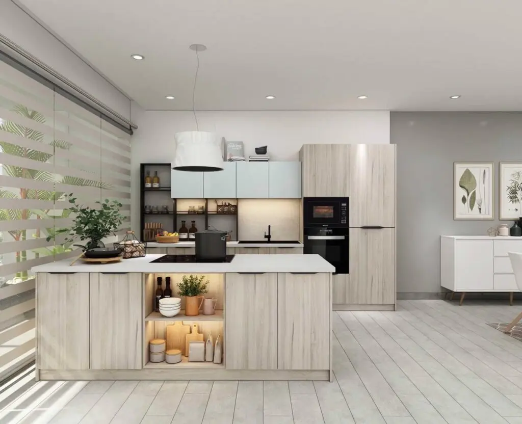 Mẫu bếp hiện đại 7